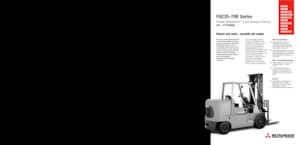 Stivuitoare frontale LPG Mitsubishi FGC55K