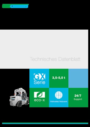 Stivuitoare frontale LPG UniCarriers GX 45