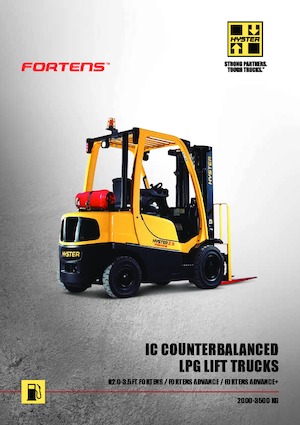 Stivuitoare frontale LPG Hyster H 2.5 FT