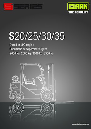 Stivuitoare frontale LPG Clark S30 L