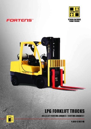 Stivuitoare frontale LPG Hyster S5.5FT