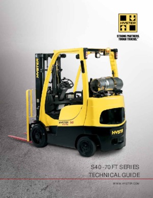 Stivuitoare frontale LPG Hyster S60FT