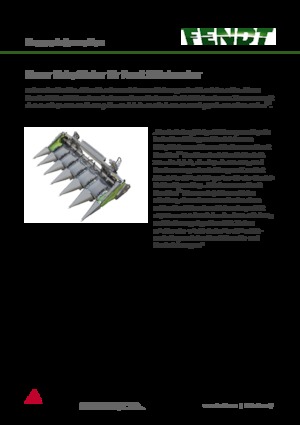 Combine agricole Hedere porumb Fendt CornFlow 8Reihen 70cm