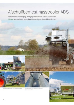 Utilaje de împrăștiat gunoi de grajd Fliegl ADS 120