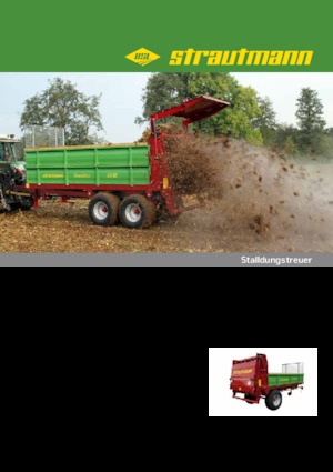 Utilaje de împrăștiat gunoi de grajd Strautmann CS 95