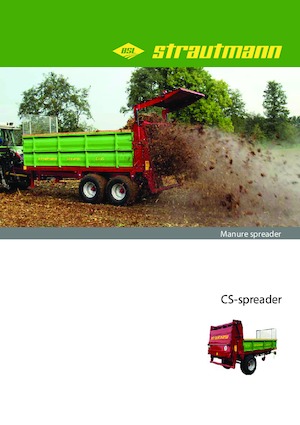 Utilaje de împrăștiat gunoi de grajd Strautmann CS 95