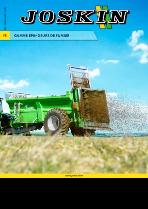 Utilaje de împrăștiat gunoi de grajd Joskin FERTI-CAP FC5508/12BU