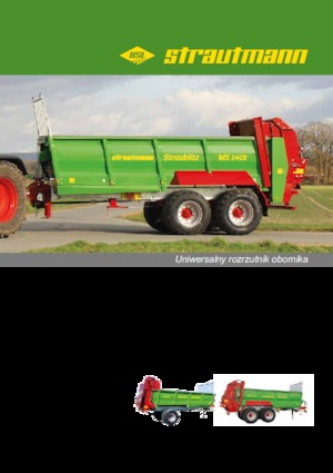 Utilaje de împrăștiat gunoi de grajd Strautmann MS 901