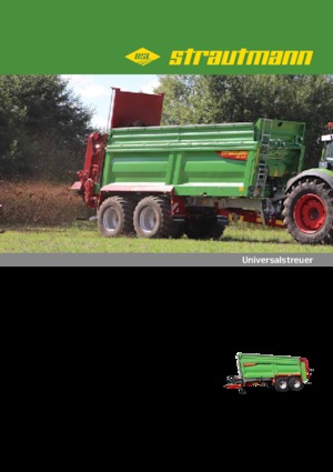 Utilaje de împrăștiat gunoi de grajd Strautmann PS 3401