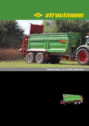 Utilaje de împrăștiat gunoi de grajd Strautmann PS 3401
