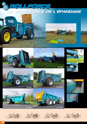 Utilaje de împrăștiat gunoi de grajd Rolland RF 6115