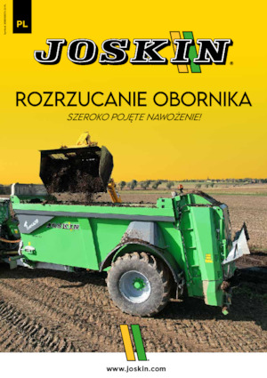 Utilaje de împrăștiat gunoi de grajd Joskin TORNADO T5513/14V