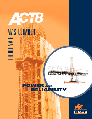 Platforme de lucru pentru alpinism Fraco ACT-8