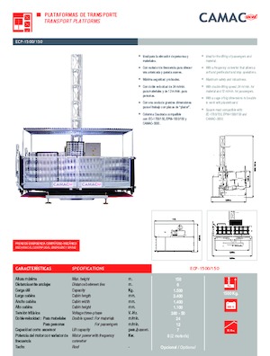 Trolii industriale CAMAC ECP 1500/150