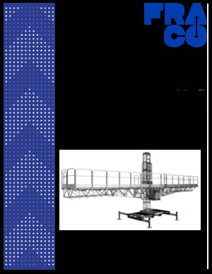 Platforme de lucru pentru alpinism Fraco FRSM 20K