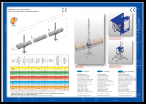 Platforme de lucru pentru alpinism Safi GAMMA S 2000