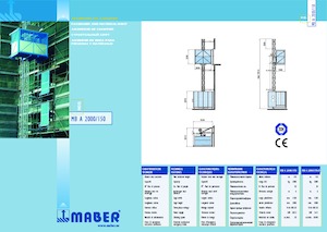 Trolii industriale Maber MB A 2000/150-R