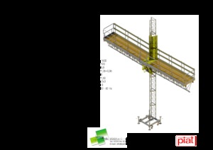 Platforme de lucru pentru alpinism Piat P 3000 S CE
