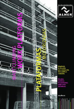 Platforme de lucru pentru alpinism Elevadores Alher PM 210