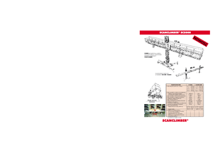 Platforme de lucru pentru alpinism Scanclimber SC 5000 E