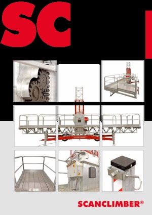 Platforme de lucru pentru alpinism Scanclimber Taurus SC6000