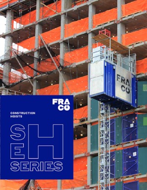 Platforme de lucru pentru alpinism Fraco SEH 6000