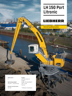 Stivuitoare Liebherr LH 150 M Gantry Port Litronic