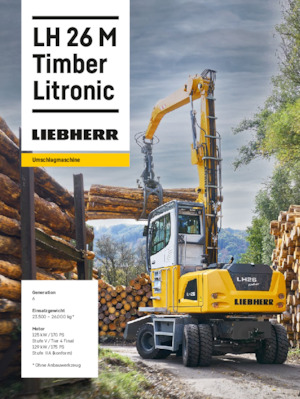 Stivuitoare Liebherr LH 26 M Timber Litronic