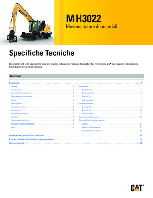 Stivuitoare Caterpillar MH3022