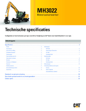 Stivuitoare Caterpillar MH3022