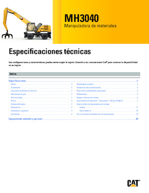 Stivuitoare Caterpillar MH3040