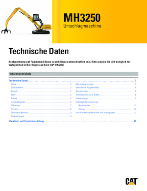 Stivuitoare Caterpillar MH3250
