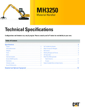 Stivuitoare Caterpillar MH3250
