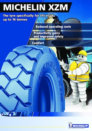 Anvelope echipamente pentru manevrarea mărfurilor Michelin XZM Indus 150/75 R 8 (=16x6-8)