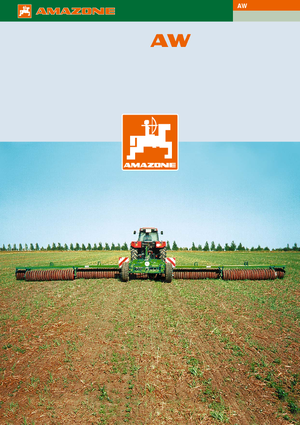 Tamburi/cilindri de nivelat pentru pajiști și terenuri Amazone AW 9400