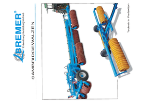 Tamburi/cilindri de nivelat pentru pajiști și terenuri Bremer CWK 620/60