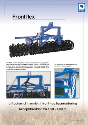 Tamburi/cilindri de nivelat pentru pajiști și terenuri DAL-BO FrontFlex 400