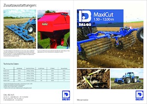 Tamburi/cilindri de nivelat pentru pajiști și terenuri DAL-BO MaxiCut 150