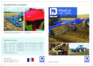 Tamburi/cilindri de nivelat pentru pajiști și terenuri DAL-BO MaxiCut 150