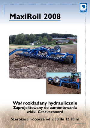 Tamburi/cilindri de nivelat pentru pajiști și terenuri DAL-BO MaxiRoll 760