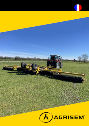 Tamburi/cilindri de nivelat pentru pajiști și terenuri Agrisem Pack Roller HD XL