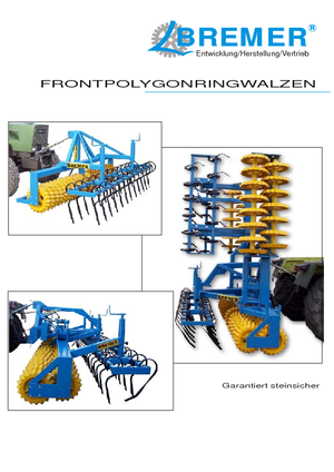 Tamburi/cilindri de nivelat pentru pajiști și terenuri Bremer PGS 300 EV