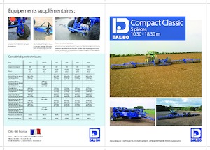 Tamburi/cilindri de nivelat pentru pajiști și terenuri DAL-BO PowerRoll 1830