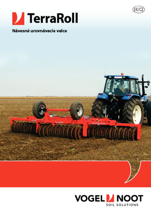 Tamburi/cilindri de nivelat pentru pajiști și terenuri Vogel & Noot TerraRoll 850