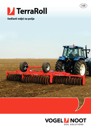 Tamburi/cilindri de nivelat pentru pajiști și terenuri Vogel & Noot TerraRoll 850