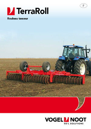 Tamburi/cilindri de nivelat pentru pajiști și terenuri Vogel & Noot TerraRoll 850
