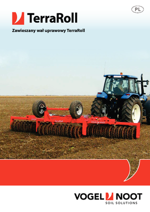 Tamburi/cilindri de nivelat pentru pajiști și terenuri Vogel & Noot TerraRoll 850