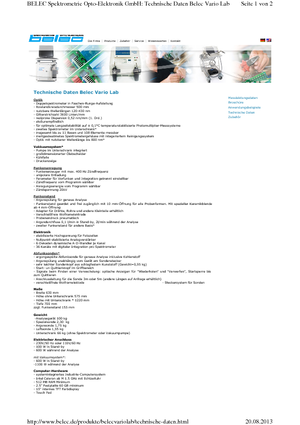 Analizoare de metale Belec Belec Vario lab
