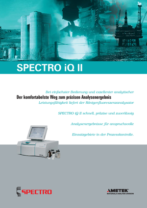 Analizoare de metale Spectro SPECTRO IQ