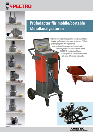 Analizoare de metale Spectro SPECTRO iSORT